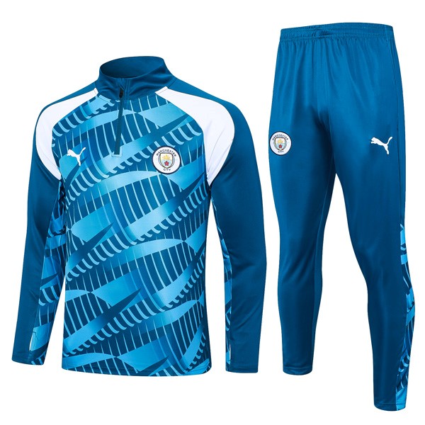 Sweatshirts Manchester City 2024 Blau 3